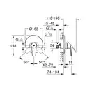 Grohe Eurosmart New Смеситель скрытый, хром (33556003)