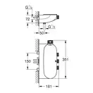 Термостат для душу на три виходи Grohe Grohtherm SmartControl (34713000)