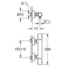 Термостат для душу Grohe Grohtherm 800 Cosmopolitan (34765000)