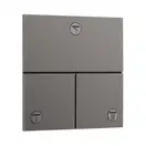 HANSGROHE ShowerSelect Comfort E Вентиль на 3 потребителя, матовый черный хром (15573340)