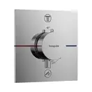 Термостат на 2 потребителя со встроенной защитной комбинацией EN 1717 Hansgrohe ShowerSelect Comfort E (цвет - хром) 15578000