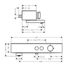 Hansgrohe Pulsify ShowerTablet Select Термостат для ванны, бронза (24340140)