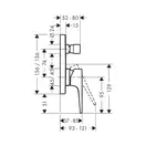 Змішувач для ванни / душа Hansgrohe Metropol (32545700)