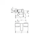 Змішувач для душа Hansgrohe Metropol Brushed Bronze (32560140)