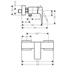Смеситель для душа Hansgrohe Metropol (цвет - белый матовый) (32560700) фото 2 Aquada.com.ua