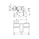 Hansgrohe Metropol Смеситель для душа, белый матовый (32560700)