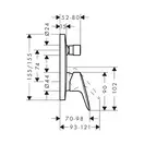 Hansgrohe Logis Смеситель для ванны/душа, черный матовый (71405670)