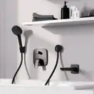 Hansgrohe Logis Смеситель для ванны/душа, черный матовый (71405670)