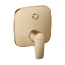 Смеситель для ванны, со встроенной защитной комбинацией Hansgrohe Talis E (цвет - шлифованная бронза) 71474140