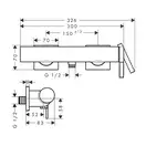 HANSGROHE Tecturis E Смеситель для душа, хром (73620000)