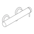 Hansgrohe Tecturis S Смеситель для душа, шлифованная бронза (73622140)