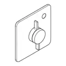 Смеситель скрытого монтажа на 1 потребитель Hansgrohe DuoTurn Q (цвет - шлифованная бронза) 75614140