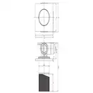 змішувач для душу Omnires Contour прихованого монтажу, antracite (CT8045AT)