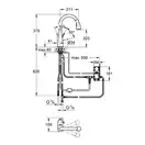 Сенсорный однорычажный смеситель для кухни 1/2 Grohe Zedra Touch (цвет - хром) (30219000) фото 5 Aquada.com.ua