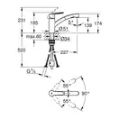 Grohe QuickFix Start Смеситель для кухни, черный матовый (303072431)
