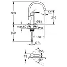 Grohe Start Змішувач для кухні, хром (30469000)