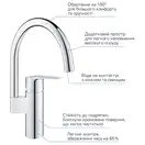 Grohe Start Змішувач для кухні, хром (30469000)