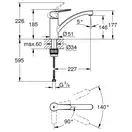 Grohe Start Смеситель для кухонной мойки, хром (31138002)
