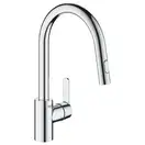 Змішувач одноважільний для кухонної мийки з витяжною лійкою Grohe Get 31484001
