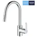 Змішувач одноважільний для кухонної мийки з витяжною лійкою Grohe Get 31484001