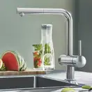Змішувач для кухні Grohe Blue Minta Pure, сталь (31721DC0)