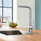 Кухонний змішувач Grohe Zedra, сталь (32553DC2)