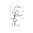 Кухонний змішувач Grohe Zedra, сталь (32553DC2)