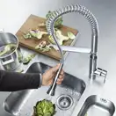 Змішувач для кухні Grohe K7, сталь (32950DC0)