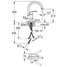Смеситель для кухни Grohe Eurosmart 33490002