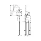 Hansgrohe Talis 210 Кухонний змішувач, нерж. сталь (72803800)