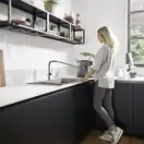 Hansgrohe Talis M54 210 Змішувач кухні, чорний хром (72808340)