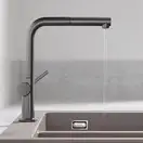 Hansgrohe Talis 270 Змішувач для кухні, Brushed Black Chrome (72809340)