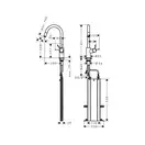 Hansgrohe Talis M52 Змішувач для кухні, хром (73864000)