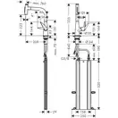 Змішувач кухонний Hansgrohe Talis 220 2jet з витяжним зливом Sbox, хром (73868000)