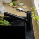 Hansgrohe Zesis M33 Змішувач для кухні, чорний матовий (74803670)