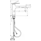 Hansgrohe Zesis M33 Змішувач для кухні, чорний мат (74804670)