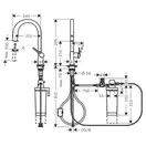 Hansgrohe Aqittura M91 Змішувач для кухні, хром (76801000)