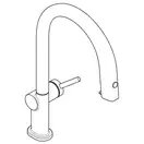 Смеситель для кухни Hansgrohe Aqittura M91 FilterSystem 210, 1jet (цвет - чёрный матовый) 76801670