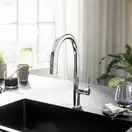 Змішувач кухонний Hansgrohe Aqittura M91 FilterSystem 210 1jet pull/out Harmony, Stainless (76801800)