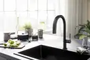 Hansgrohe Aqittura M91 Змішувач для кухні, чорний матовий (76803670)