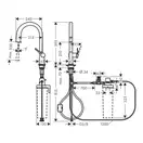 Hansgrohe Aqittura M91 FilterSystem 210, сталь (76803800)
