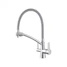 KOER KB-72003-01 Смеситель кухонный 2в1, хром/графит (KR3375)