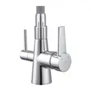 KOER KB-72003-01 Смеситель кухонный 2в1, хром/графит (KR3375)