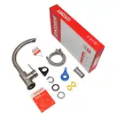 Змішувач для кухні Koer KI-70019-02 (з нерж. сталі) (Колір нерж) (KR4795)