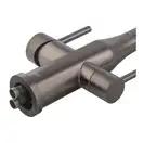 Koer KI-72024-07 Смеситель для кухни, сталь (KR5013)