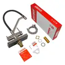 KOER KB-74027-02 Змішувач для кухні, хром/чорний (KR5201)