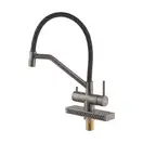 KOER KB-74027-07 Смеситель для кухни, черный (KR5203)