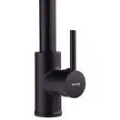 Змішувач для кухні з виливом пружина Mixxus Premium SPRING 017 BLACK (MI6951)