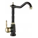 Смеситель для раковины (умывальника) REA BONA BONA OLD BLACK/GOLD (REA-B1183)