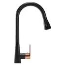 Смеситель для кухни REA MILD BLACK ROSE GOLD черный\розовое золото (REA-B4801)
